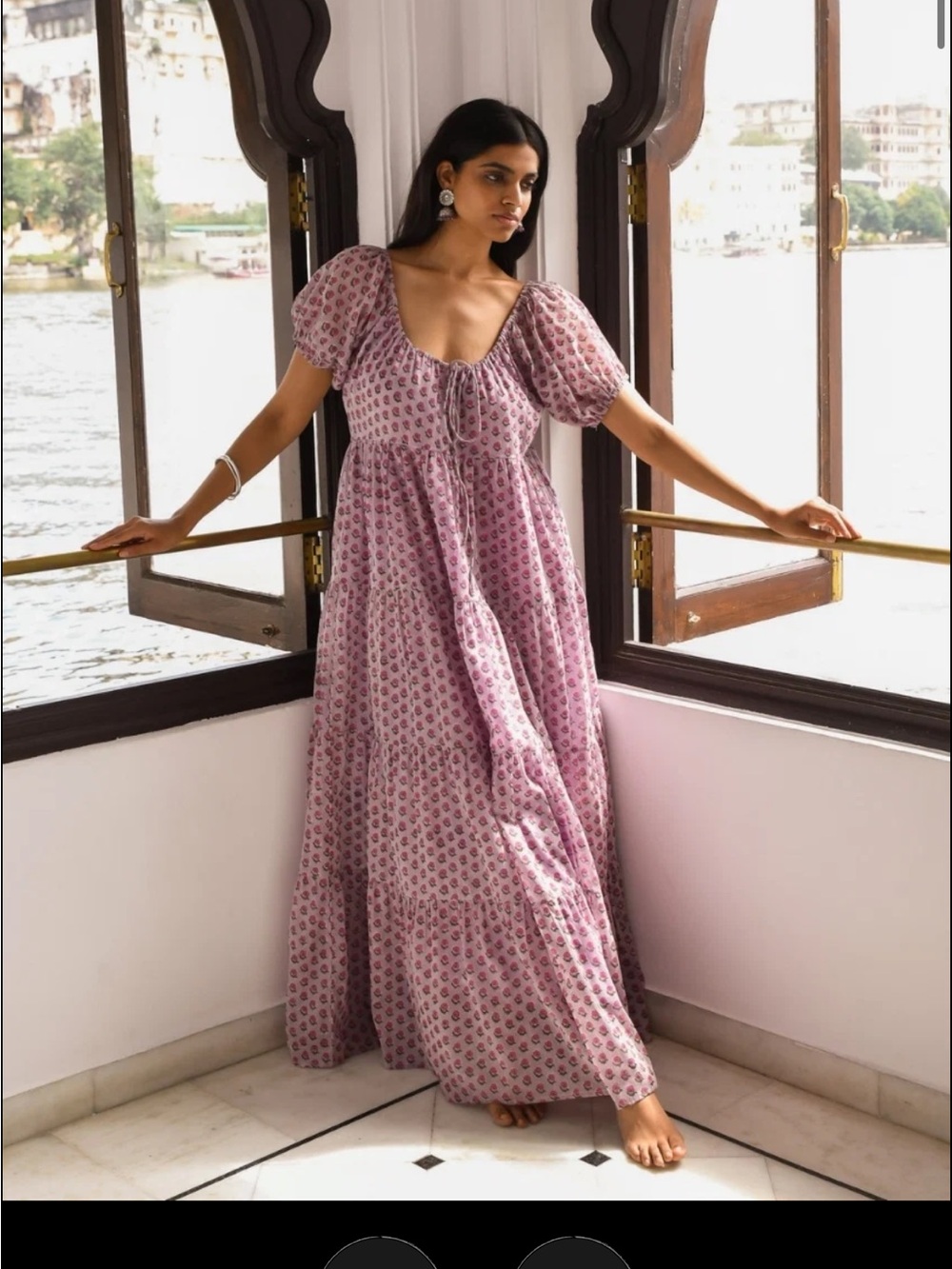 Sita Maxi Dress in Violet